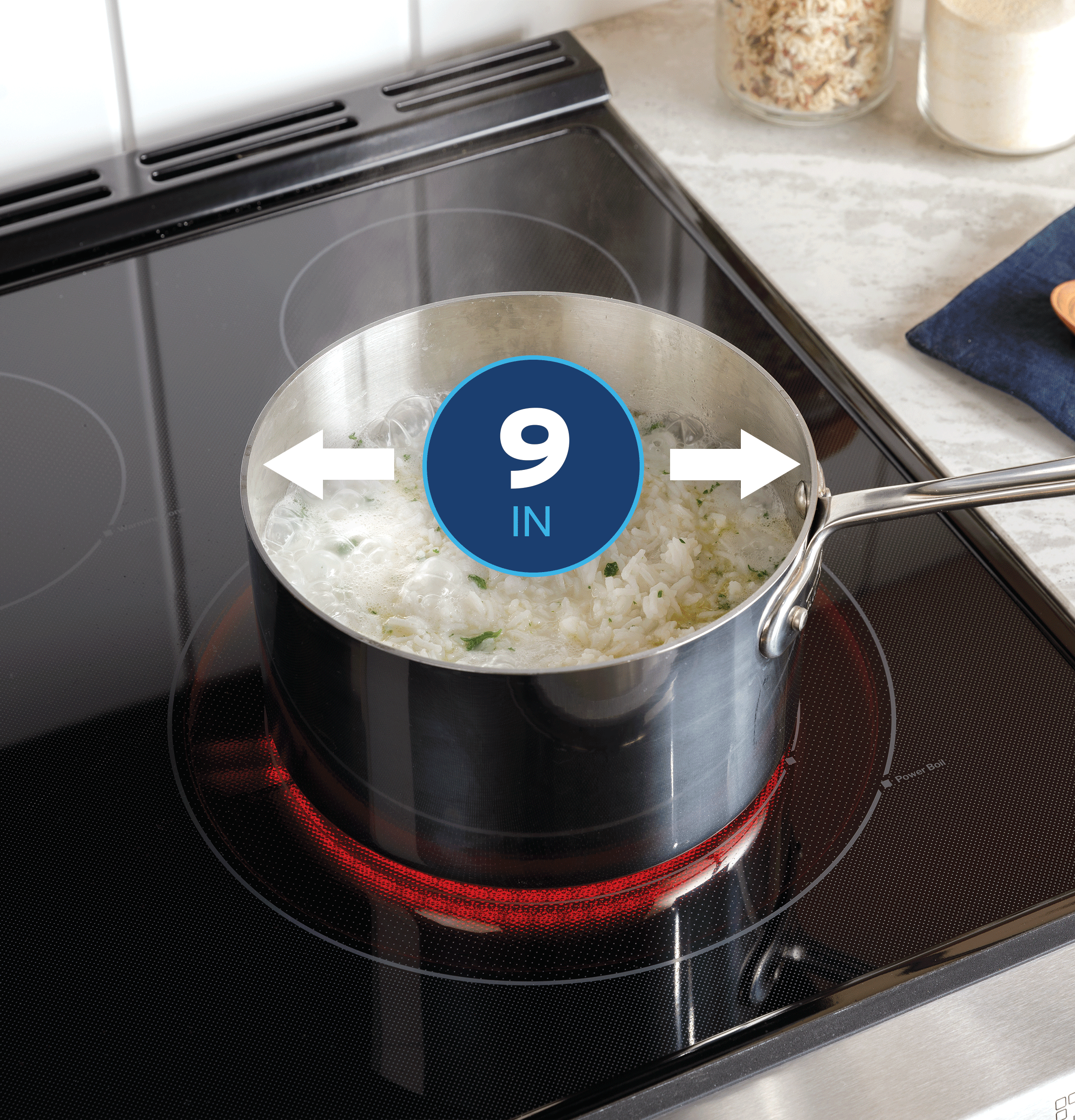 GRS600AVDS GE® ENERGY STAR® 30" Slide-In Electric Convection Range with No Preheat Air Fry and EasyWash™ Oven Tray