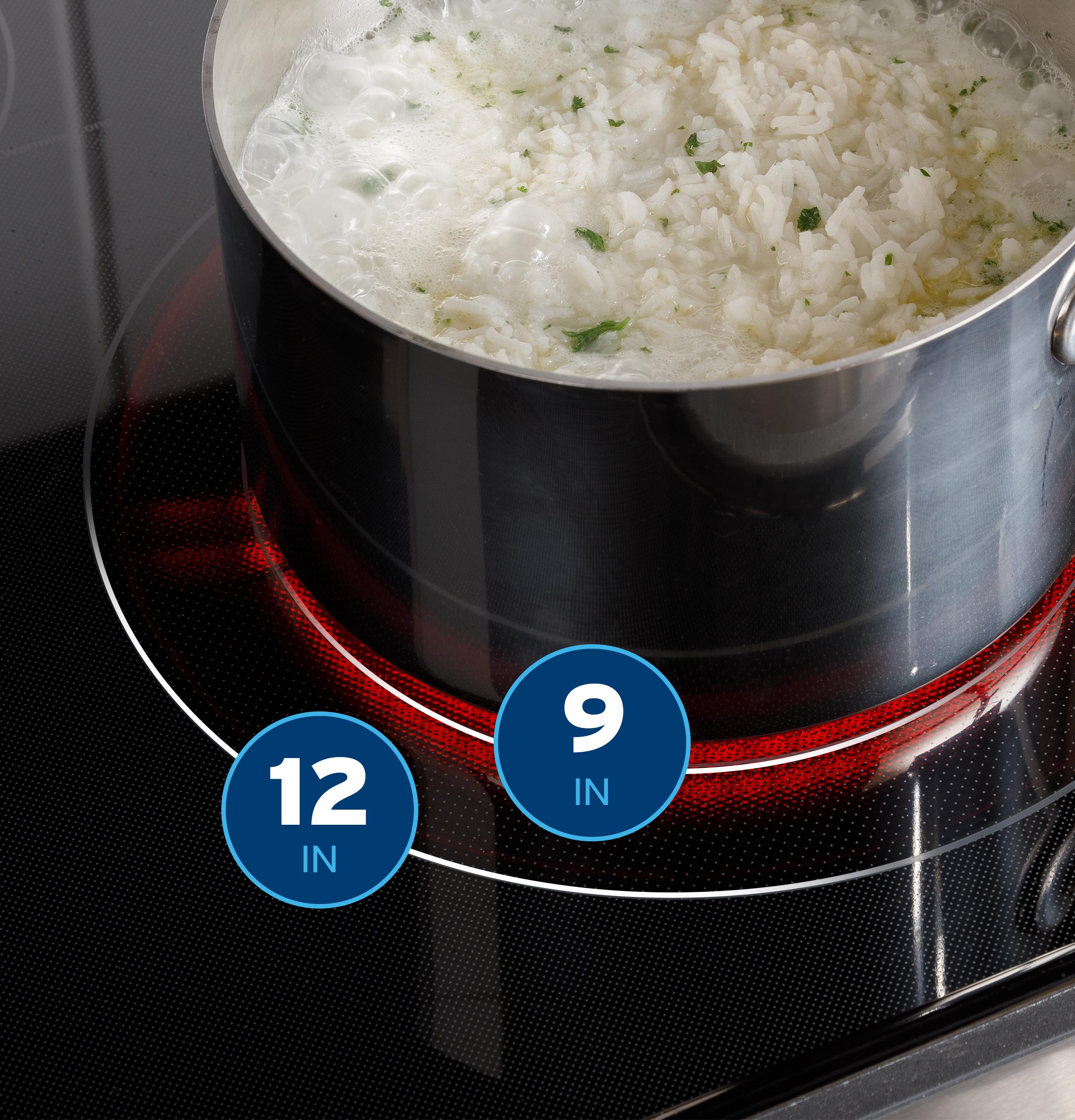 GRS600AVDS GE® ENERGY STAR® 30" Slide-In Electric Convection Range with No Preheat Air Fry and EasyWash™ Oven Tray