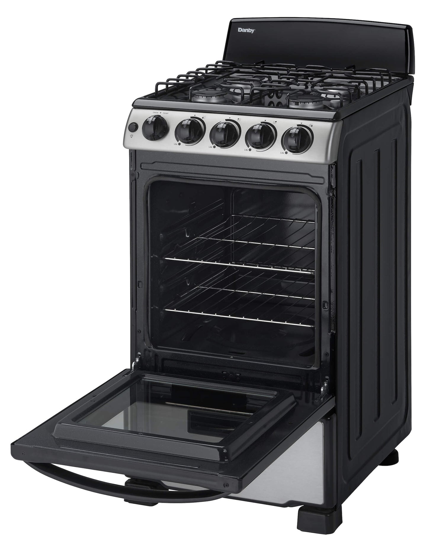 DR203BSSGLP Danby 20" Wide Gas Range in Stainless Steel