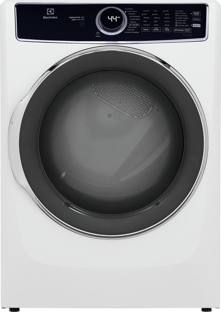 Electrolux ELFG7537AW Front Load Perfect Steam™ Gas Dryer with Predictive Dry™ and Instant Refresh - 8.0 Cu. Ft.
