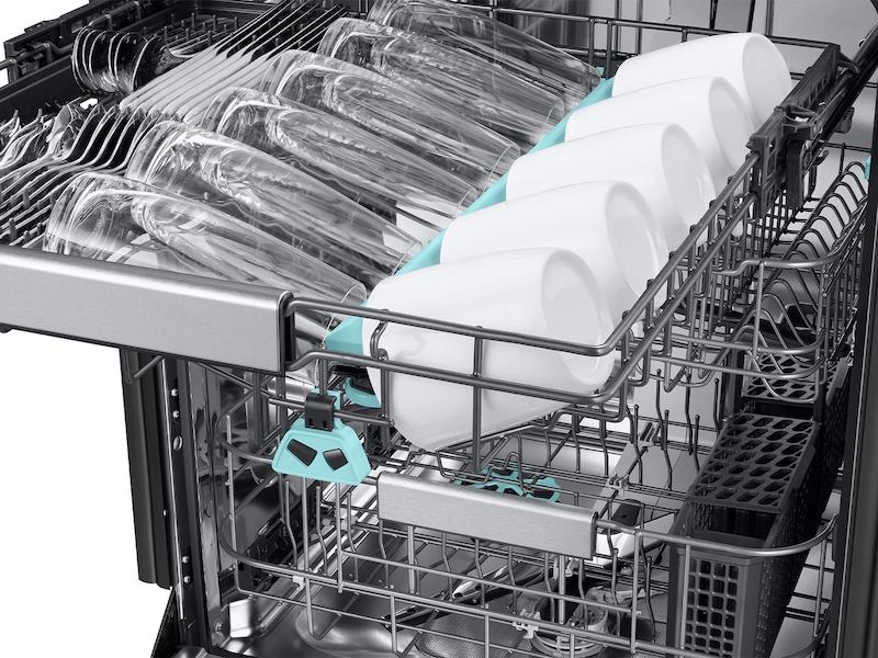 Samsung DW90F89T0USR 38 dBA Bespoke Smart Dishwasher with 3rd Rack Washing System in Fingerprint Resistant Stainless Steel