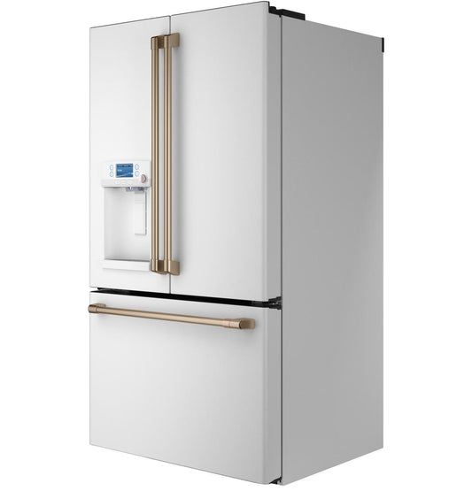 Cafe CKLBLSFNW2 CAF(EBACK)™ Refrigeration Matte White Side Panel, Full-Depth, Left