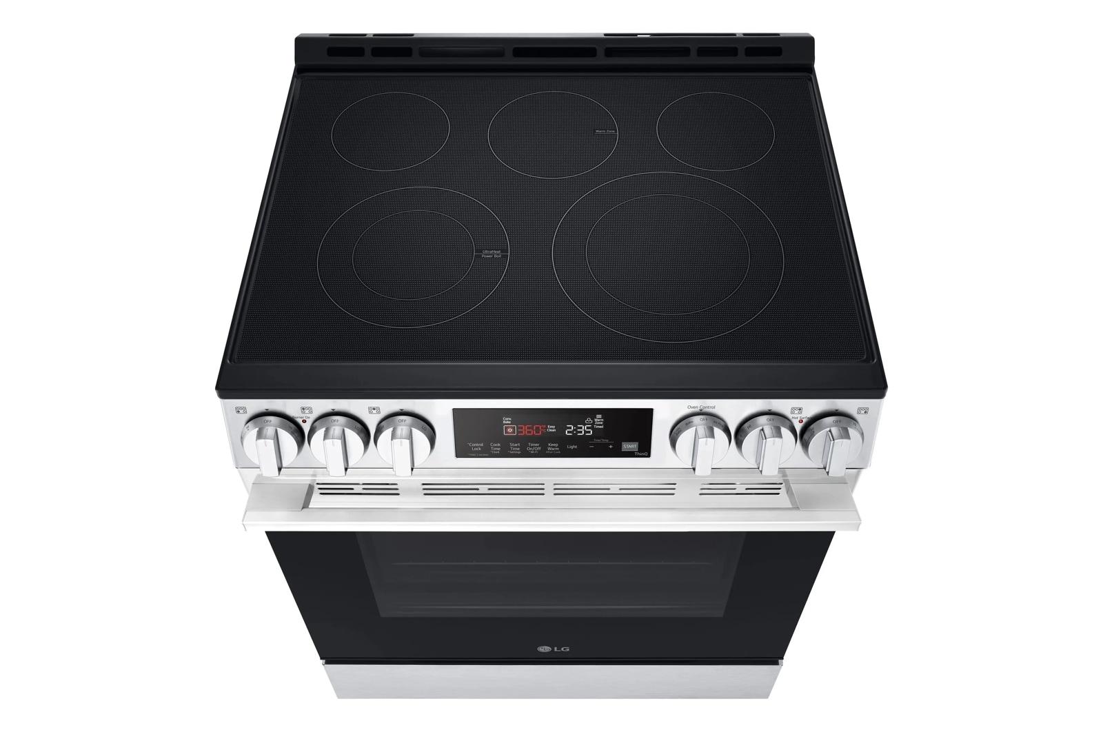 Lg LSEL6333XE 6.3 cu ft. Smart Electric Slide-in Range with Air Fry & EasyClean®