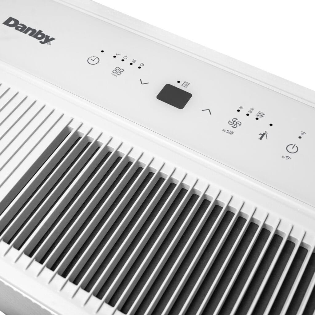 DDR050BSPWDB Danby 50-Pint Dehumidifier with Pump & Wi-Fi in White
