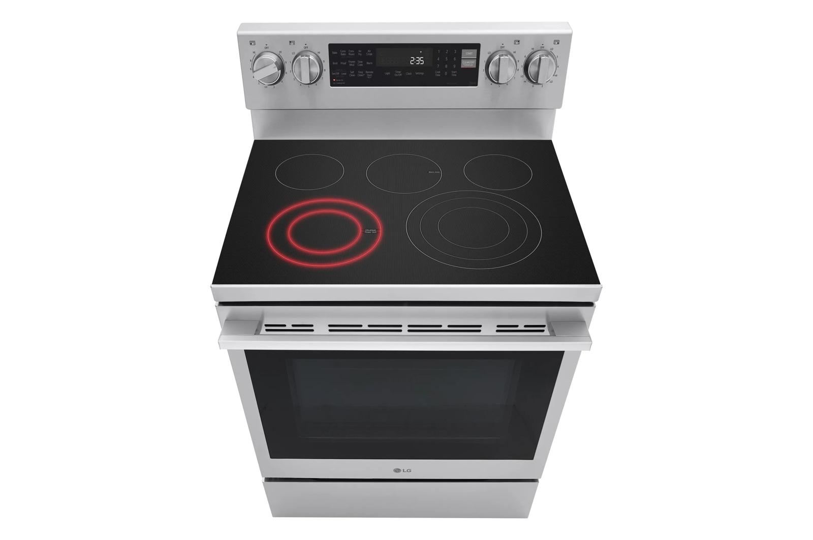 Lg LREN6325XE 6.3 cu. ft. Smart Wi-Fi Enabled ProBake Convection® Electric Range with Air Fry & EasyClean®