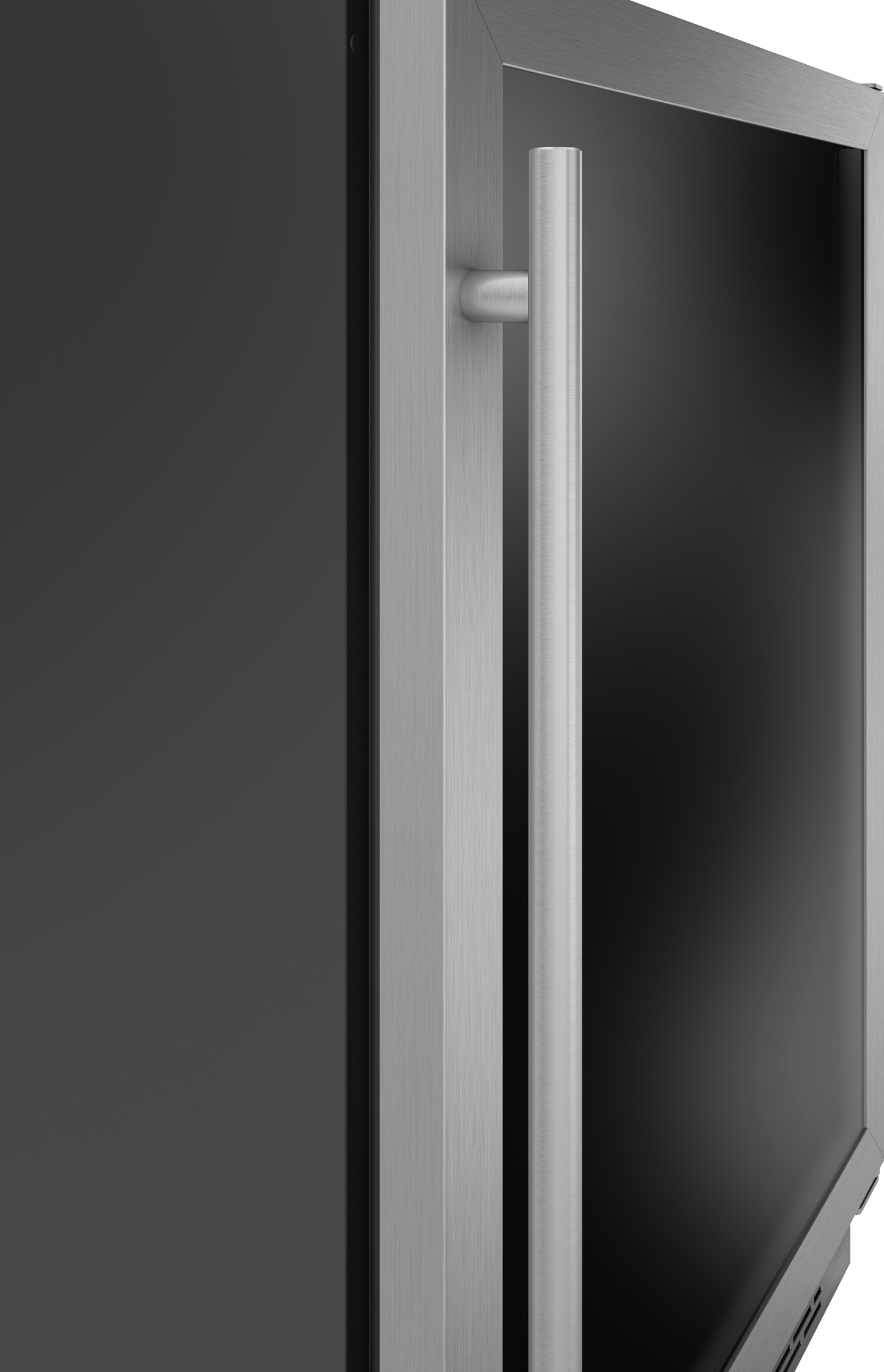 Zephyr BWN24C02AG Brisas Wine Cooler, 24in UC, SS+Gls, Rvs Dr, 2Z