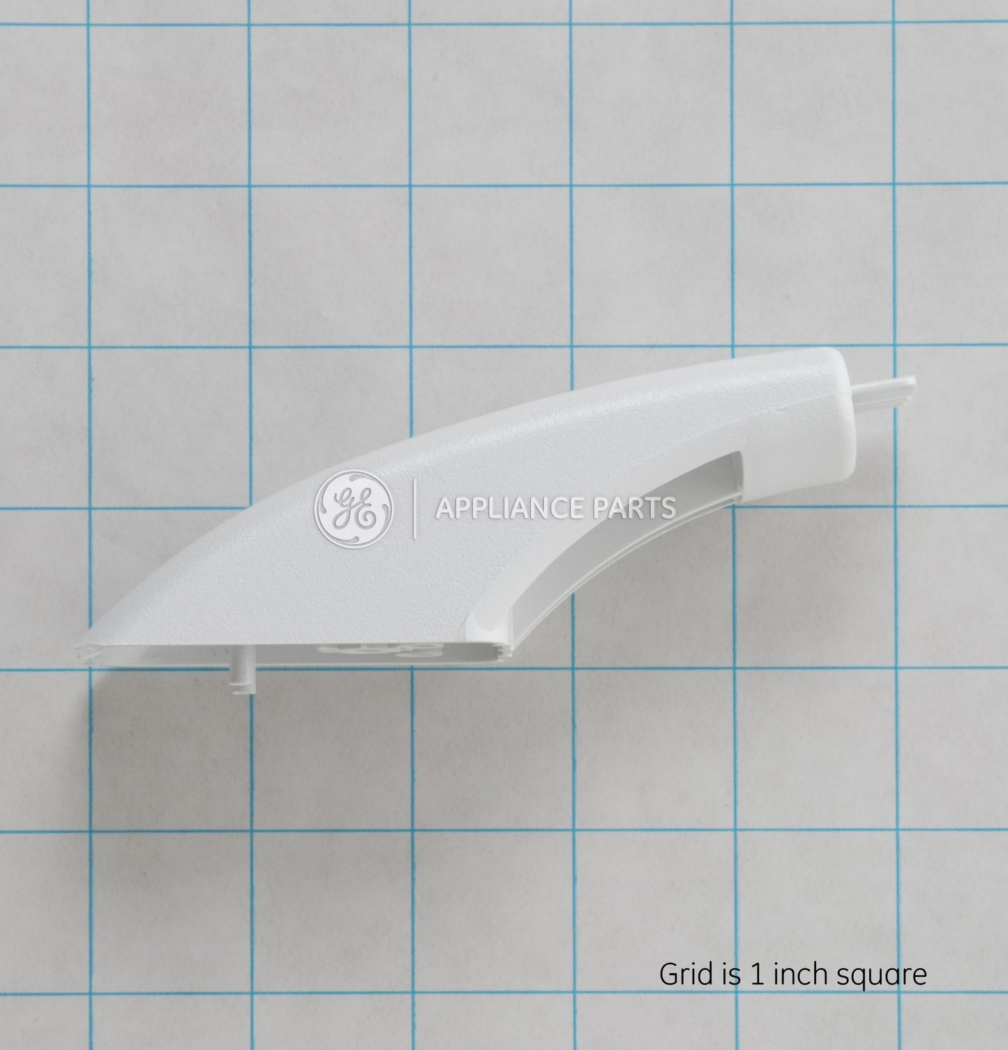 Ge Appliances WB07K10043 Range oven door handle end cap (white)