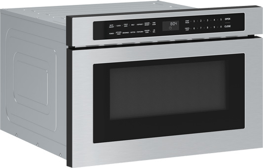 Zephyr MWD2401AS Microwave Drawer, 24in, Built-In, SS, 1.2 cu. ft.