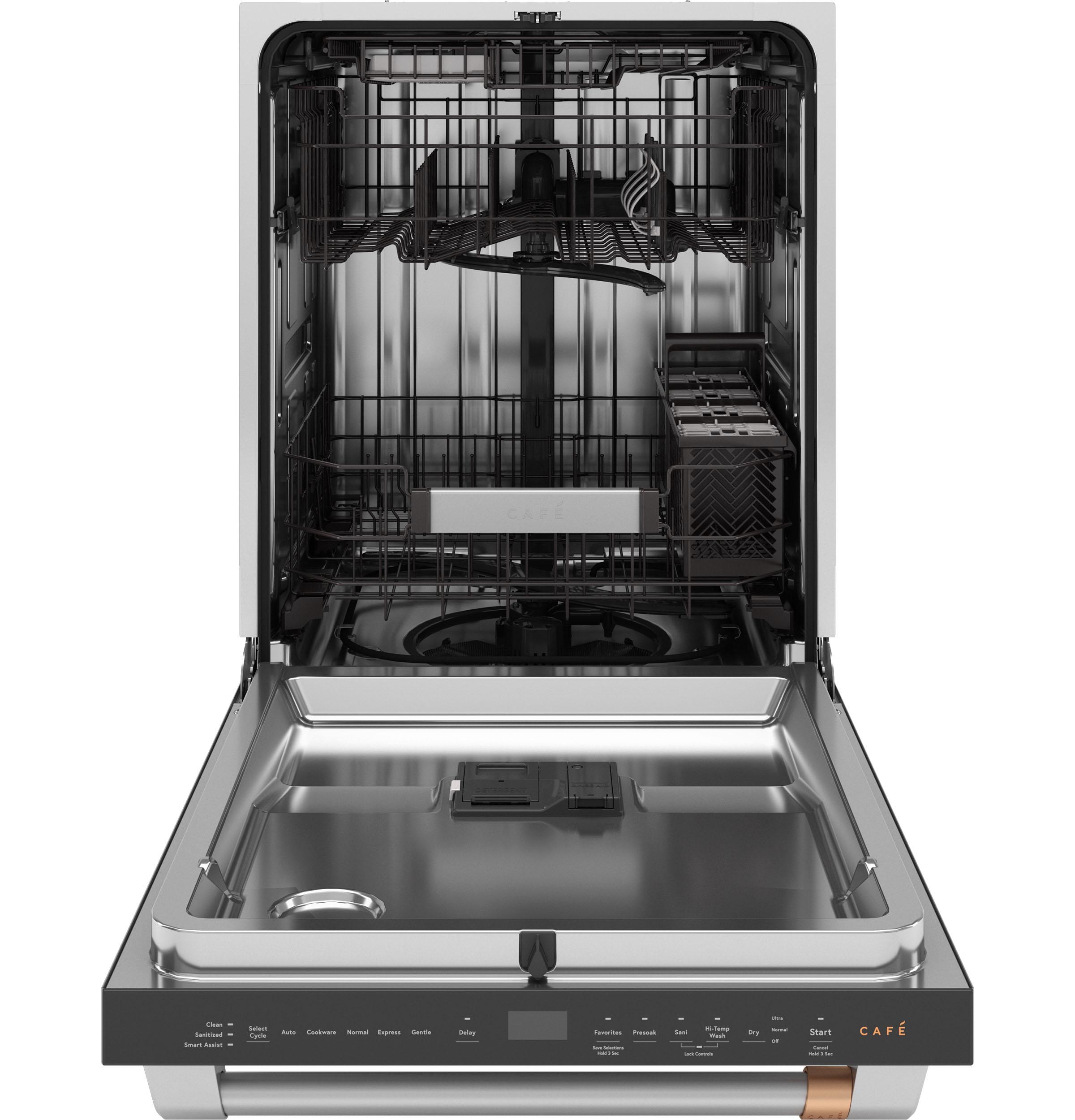 Cafe CDT828P2VS1 Caf(eback)™ CustomFit ENERGY STAR Stainless Interior Dishwasher with Ultra Wash & Dry, 42 dBA