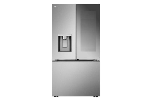 Lg 31 cu. ft. Smart Standard-Depth MAX™ French Door Refrigerator with Four Types of Ice and Mirror InstaView®