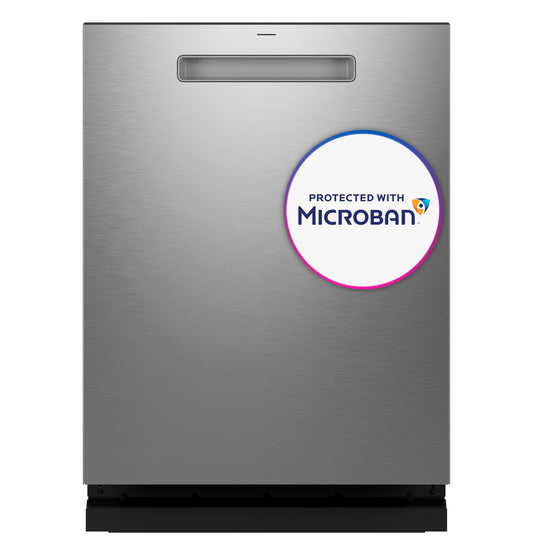 PDP715SYVFS GE Profile™ ENERGY STAR® Fingerprint Resistant Top Control Stainless Interior Dishwasher with Microban™ Antimicrobial Technology