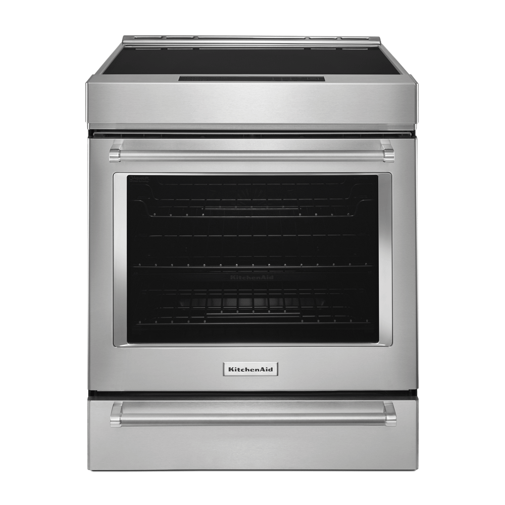 Kitchenaid KSIS730PSS 30-Inch 4-Element Induction Slide-In Convection Range with Air Fry