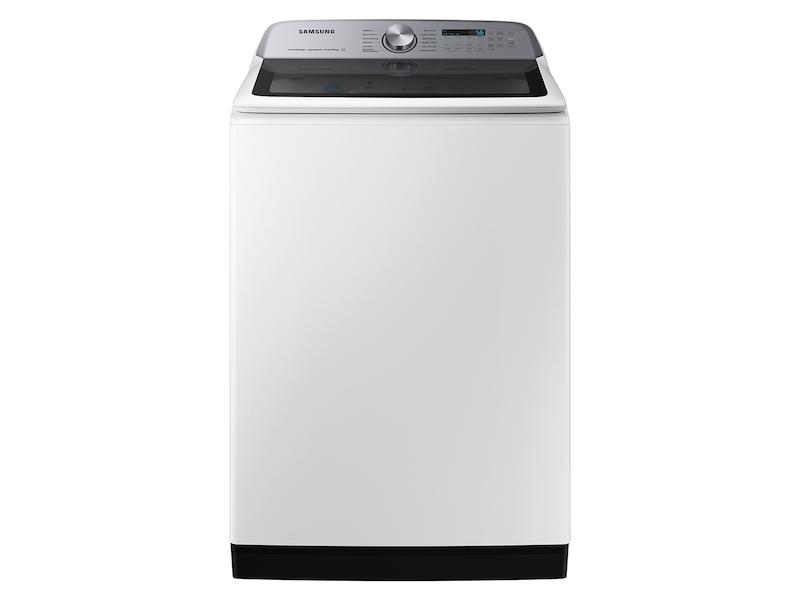 Samsung 5.5 cu. ft. Extra-Large Capacity Smart Top Load Washer with Super Speed Wash in White