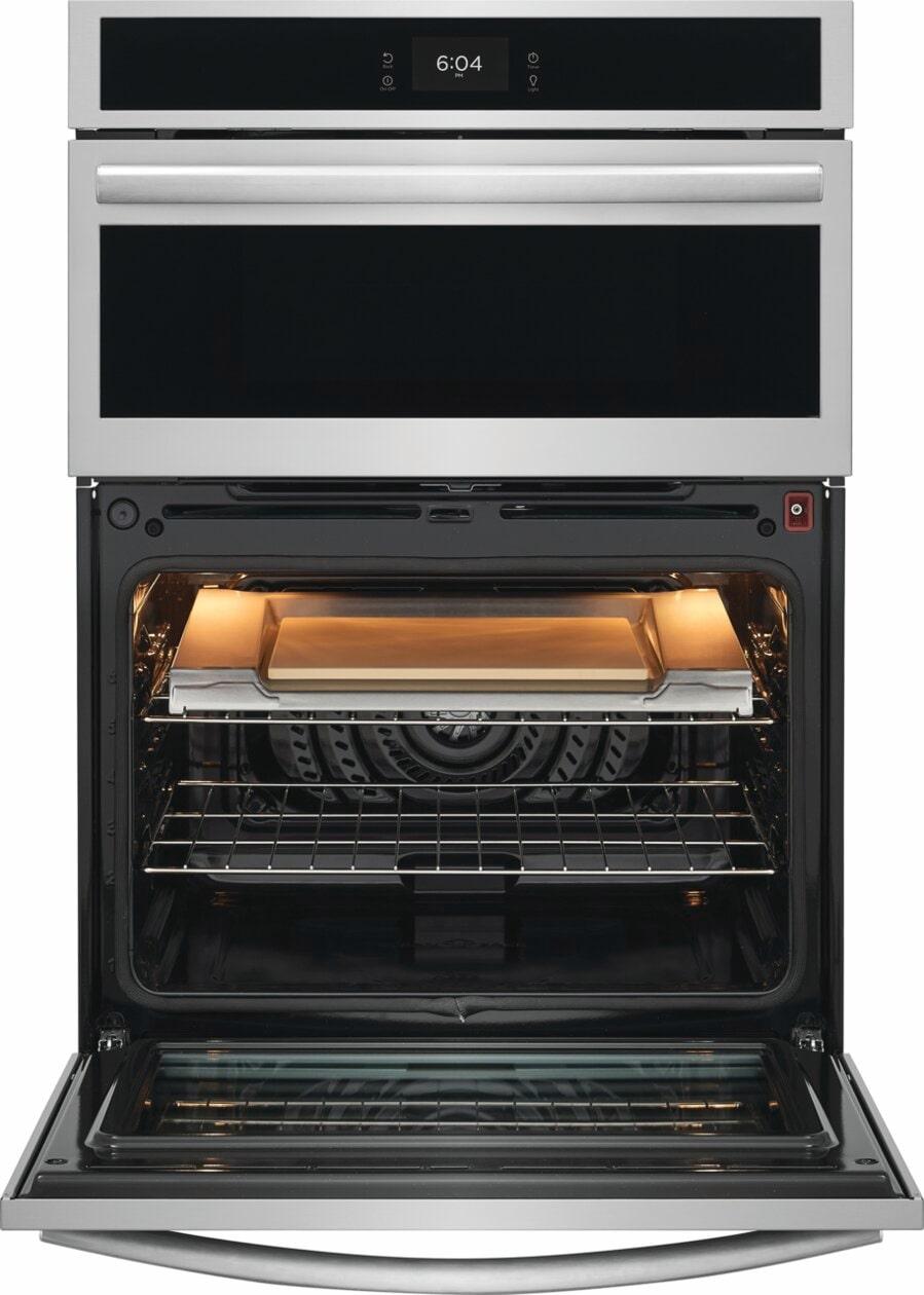 Frigidaire GCWM3070AF 30" Electric Wall Oven and Microwave Combination with Stone-Baked Pizza