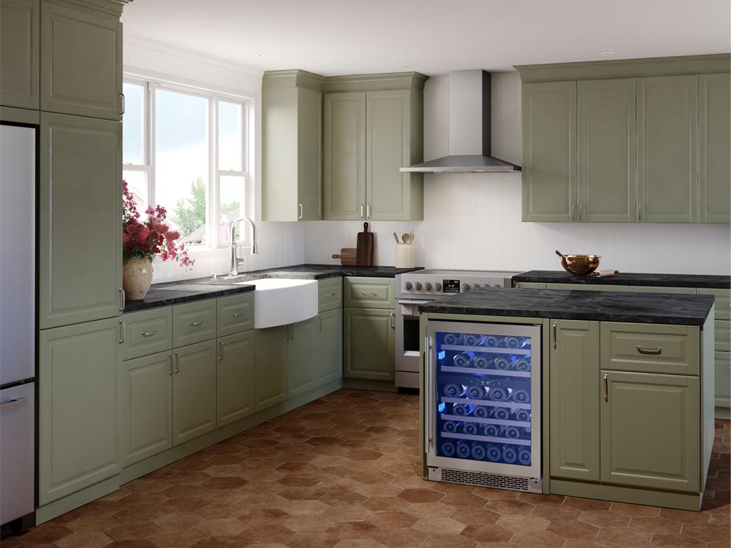 ZANE24DS Anzio Wall, 24in, SS, LED, 600 CFM w/ACT