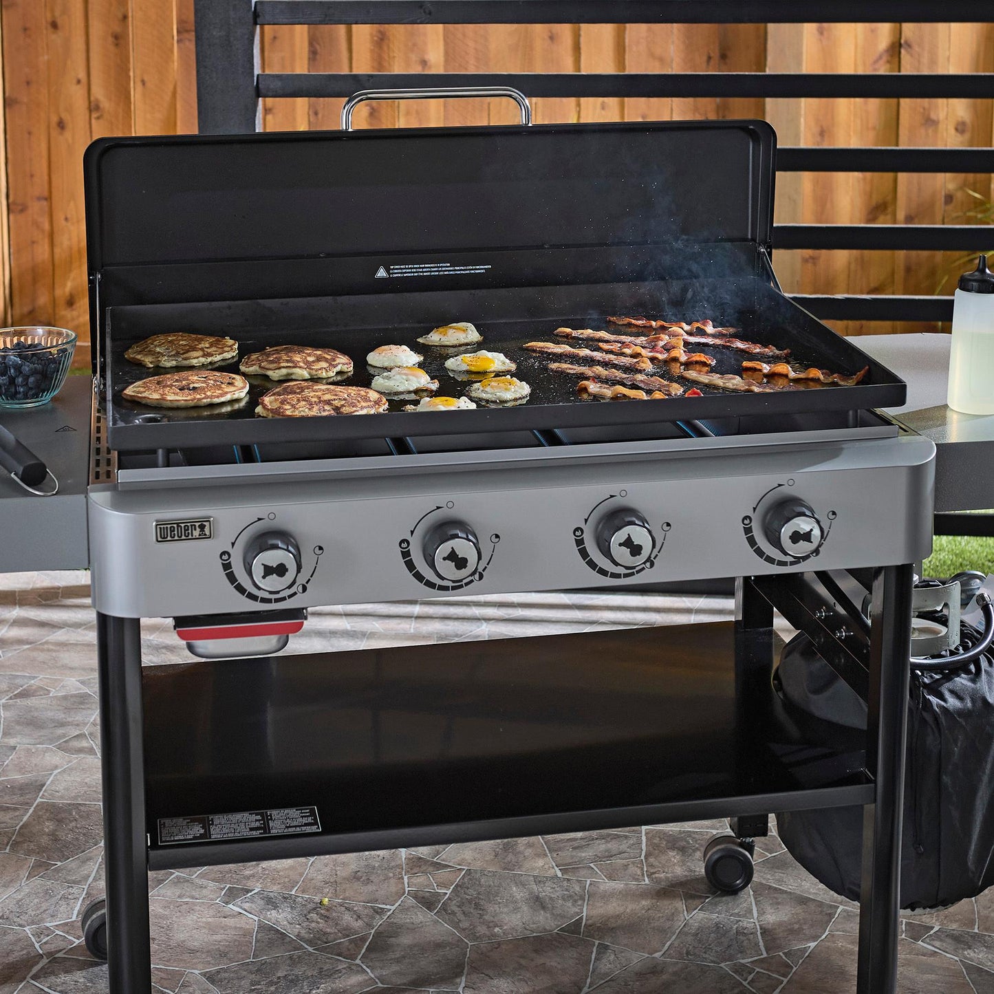 1501006 Weber® 36" Rust-Resistant Griddle - Black