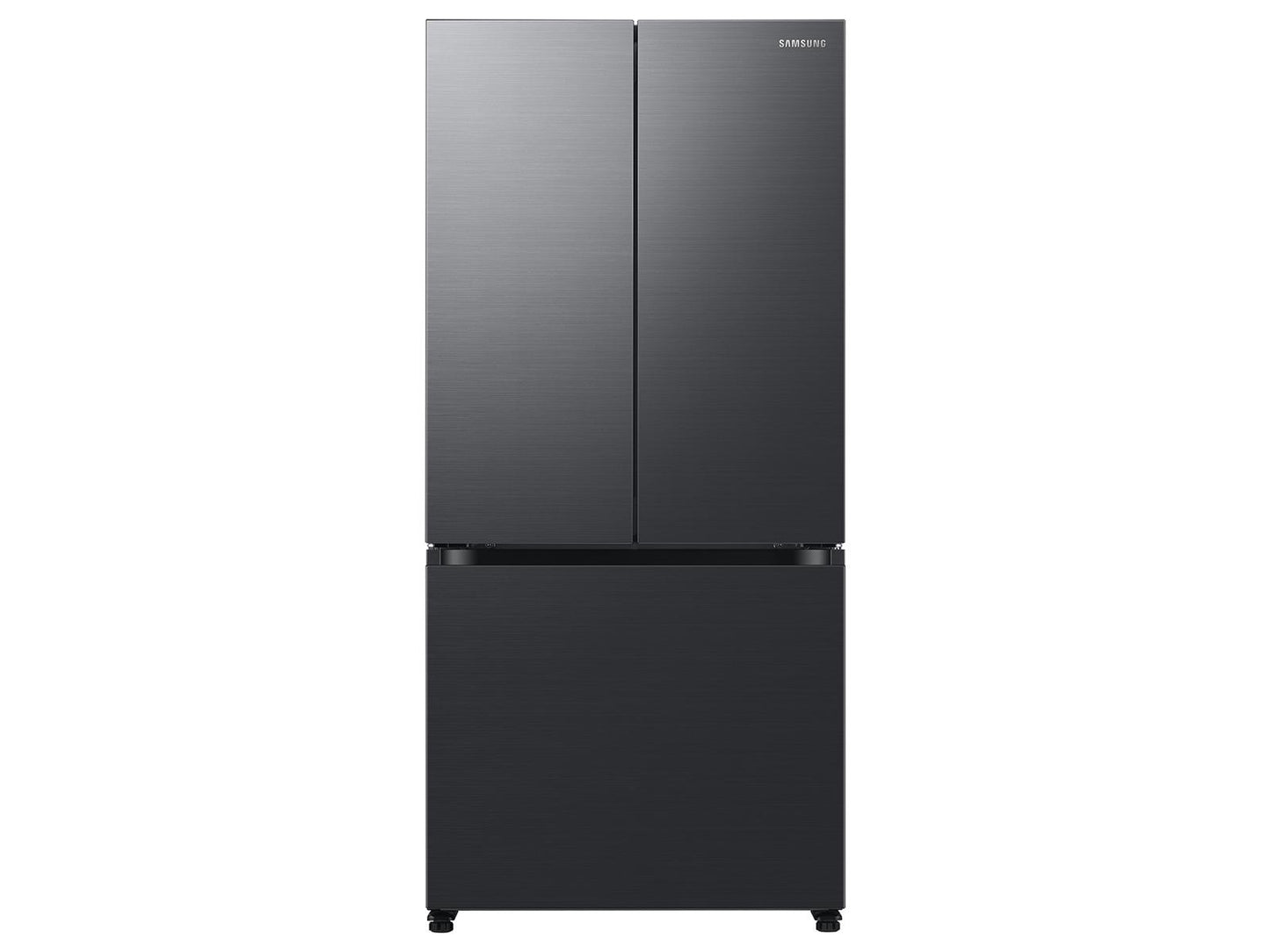 Samsung RF18A5101MT 18 cu. ft. Counter Depth 3-Door French Door Refrigerator in Matte Black Steel