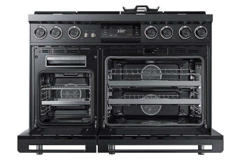 Dacor DOP48M96DHM 48" Pro Dual-Fuel Steam Range, Graphite Stainless Steel, Natural Gas/High Altitude