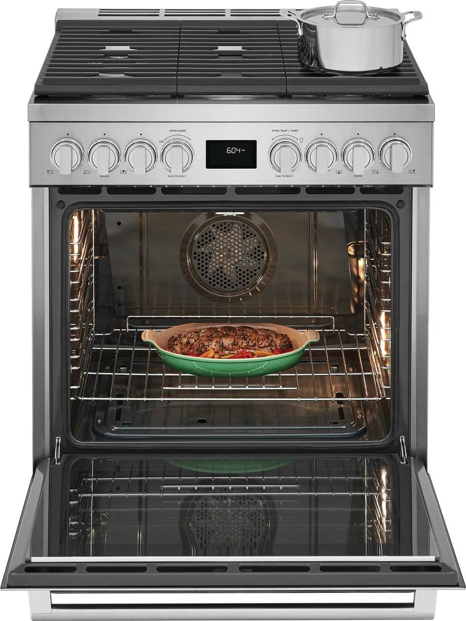 Electrolux ECFG3068AS 30" Front Control Freestanding Gas Range
