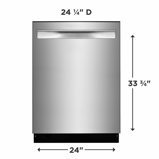 Frigidaire FDSP450LAF 24" Stainless Steel Tub Built-In Dishwasher