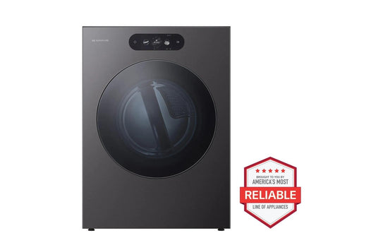 DLGX9901B LG SIGNATURE 9.0 cu. ft. Mega Capacity Smart Front Load Gas Dryer with Built-In Intelligence, TurboSteam® and Touch LCD Control