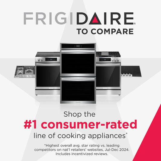 Frigidaire FCFG3082BS 30" Front Control Gas Range with Air Fry