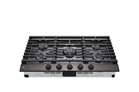 Lg CBGJ3623D 36 Inch Gas Cooktop with UltraHeat™ 20K BTU Burner