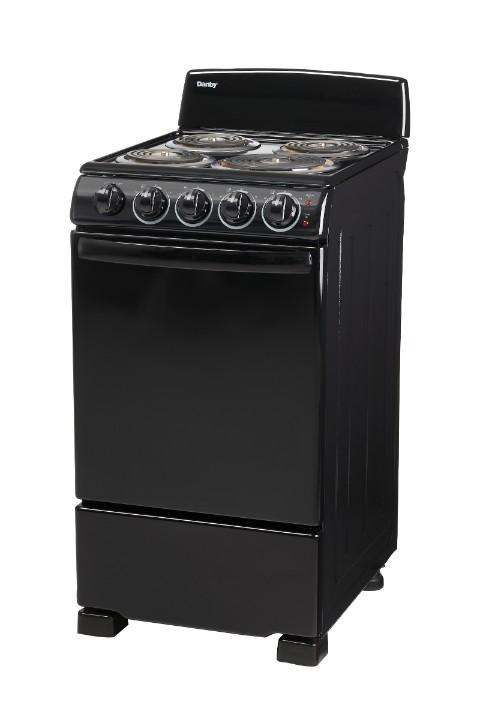 DER203B Danby 20" Wide Electric Range in Black