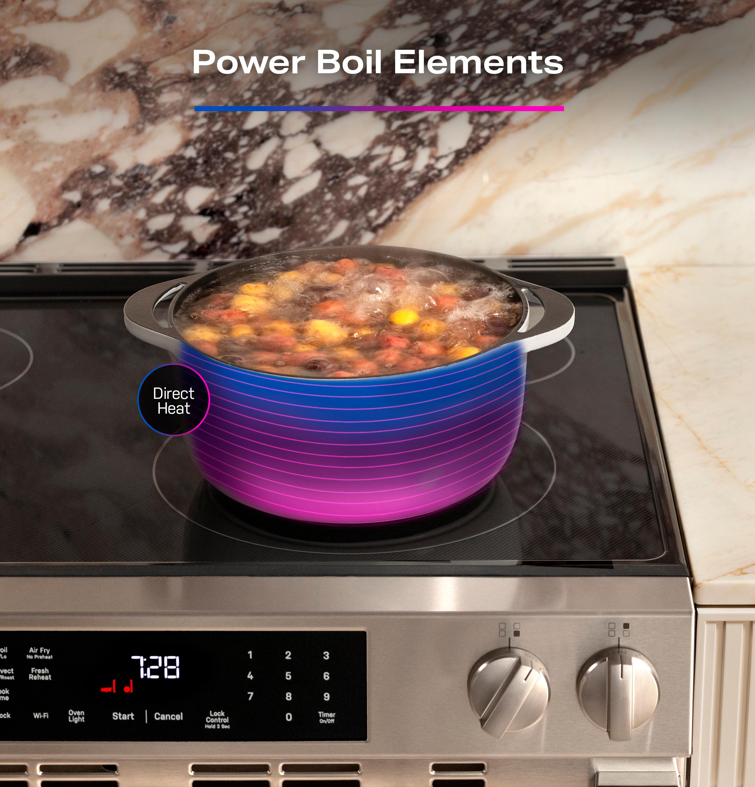PHS700AYFS GE Profile™ ENERGY STAR® 30" Smart Slide-In Induction and Convection Range with No Preheat Air Fry and EasyWash™ Oven Tray