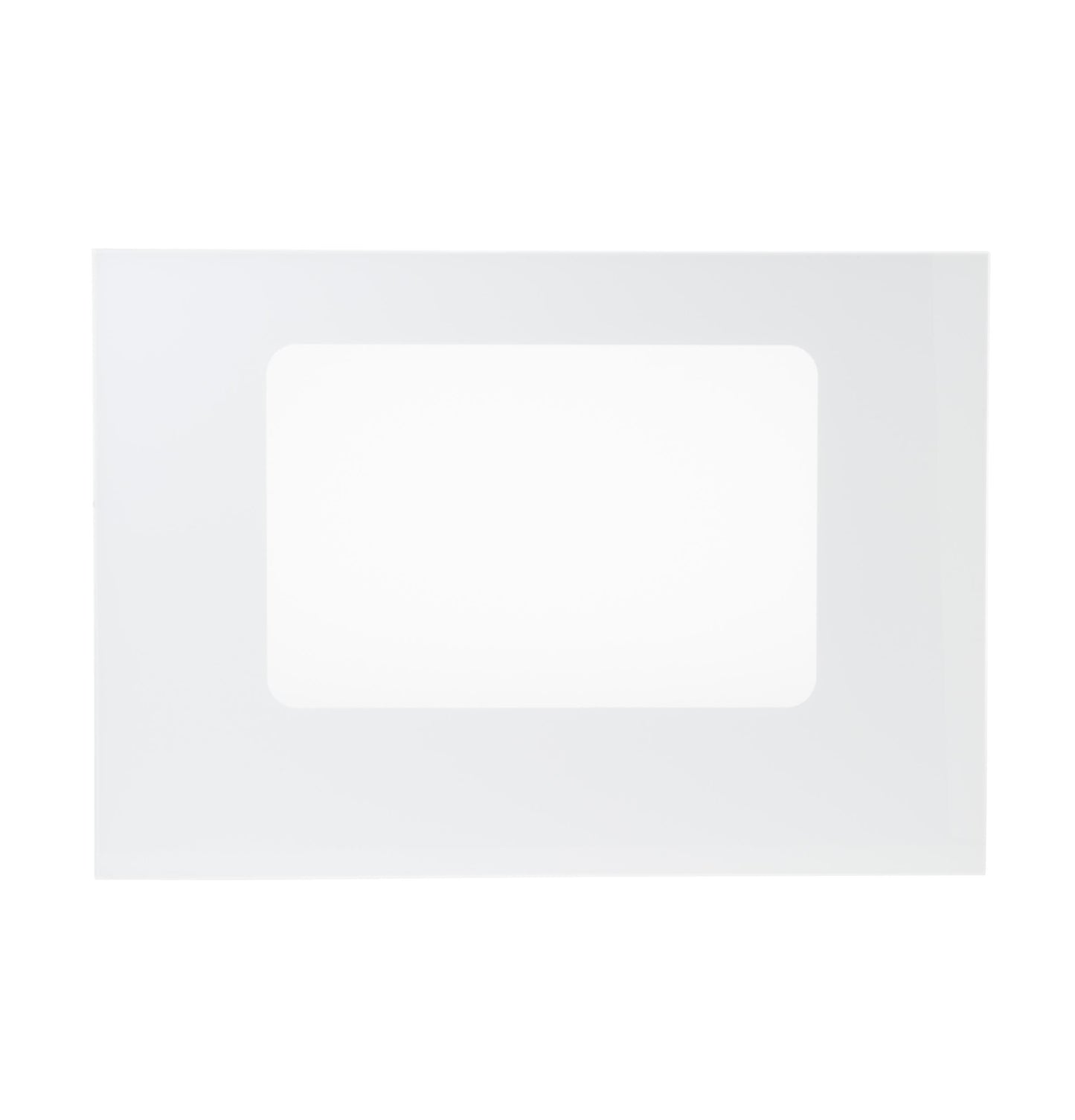 Ge Appliances WB56T10040 Oven outer door glass - white color