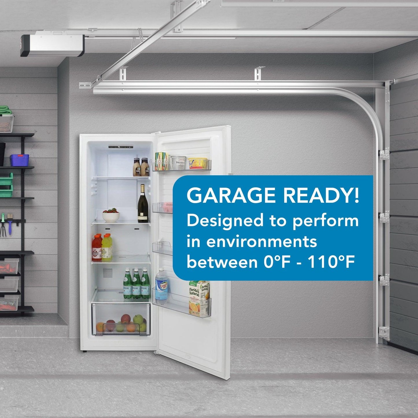 AV1081VFK0W Avanti 11 cu ft Vertical Freezer