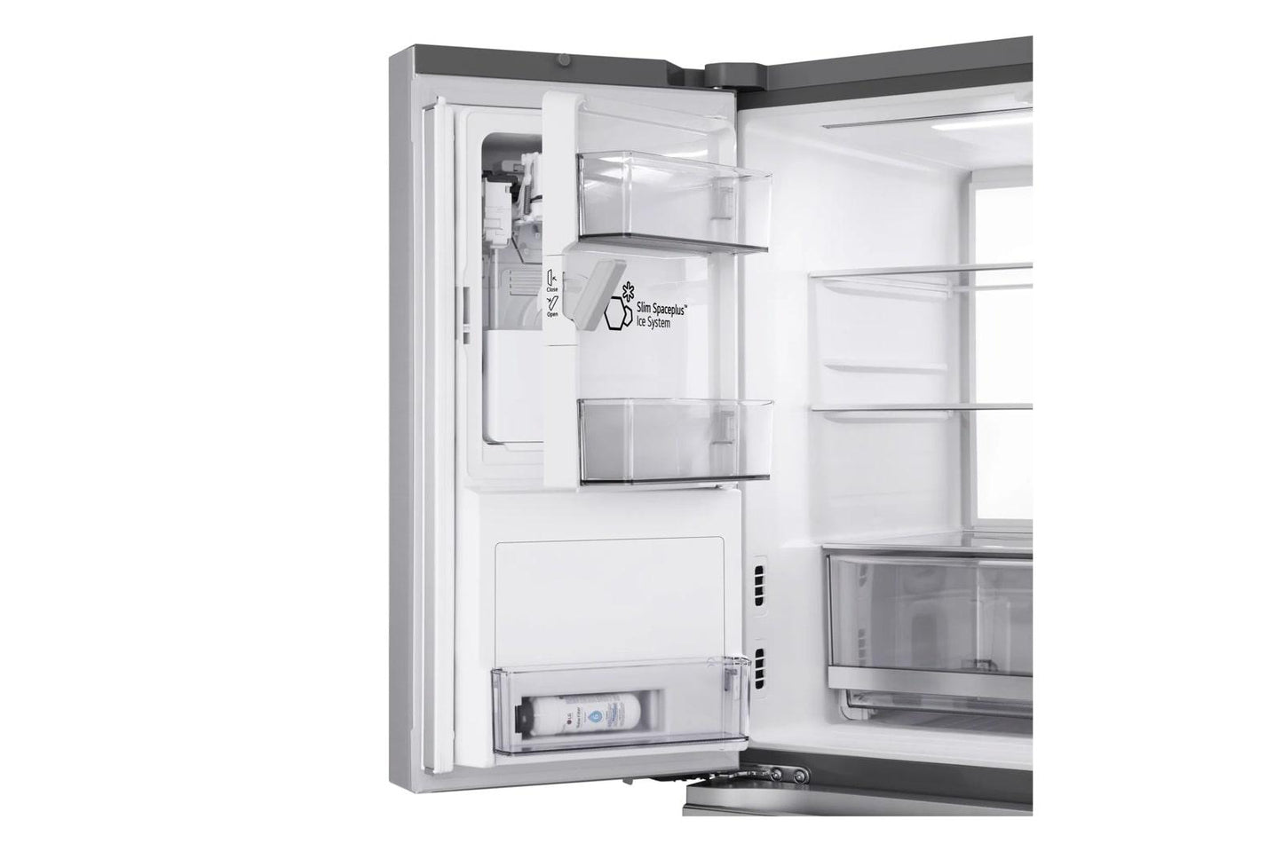 Lg LF29S9775S 29 cu. ft. Standard-Depth MAX™ 4-Door French Door Refrigerator with Mirror InstaView® MyColor™ and Mini Craft Ice™