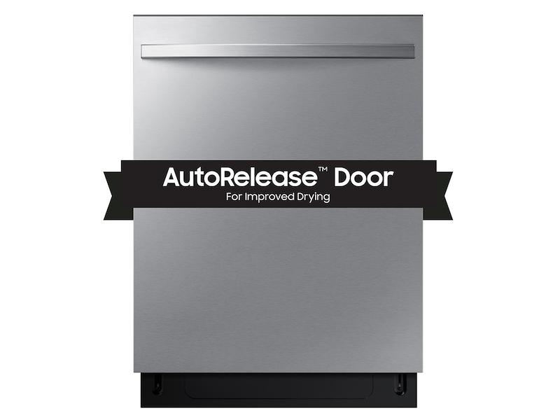 Samsung DW80CG4051SRAA AutoRelease 51dBA Fingerprint Resistant Dishwasher with 3rd Rack in Stainless Steel