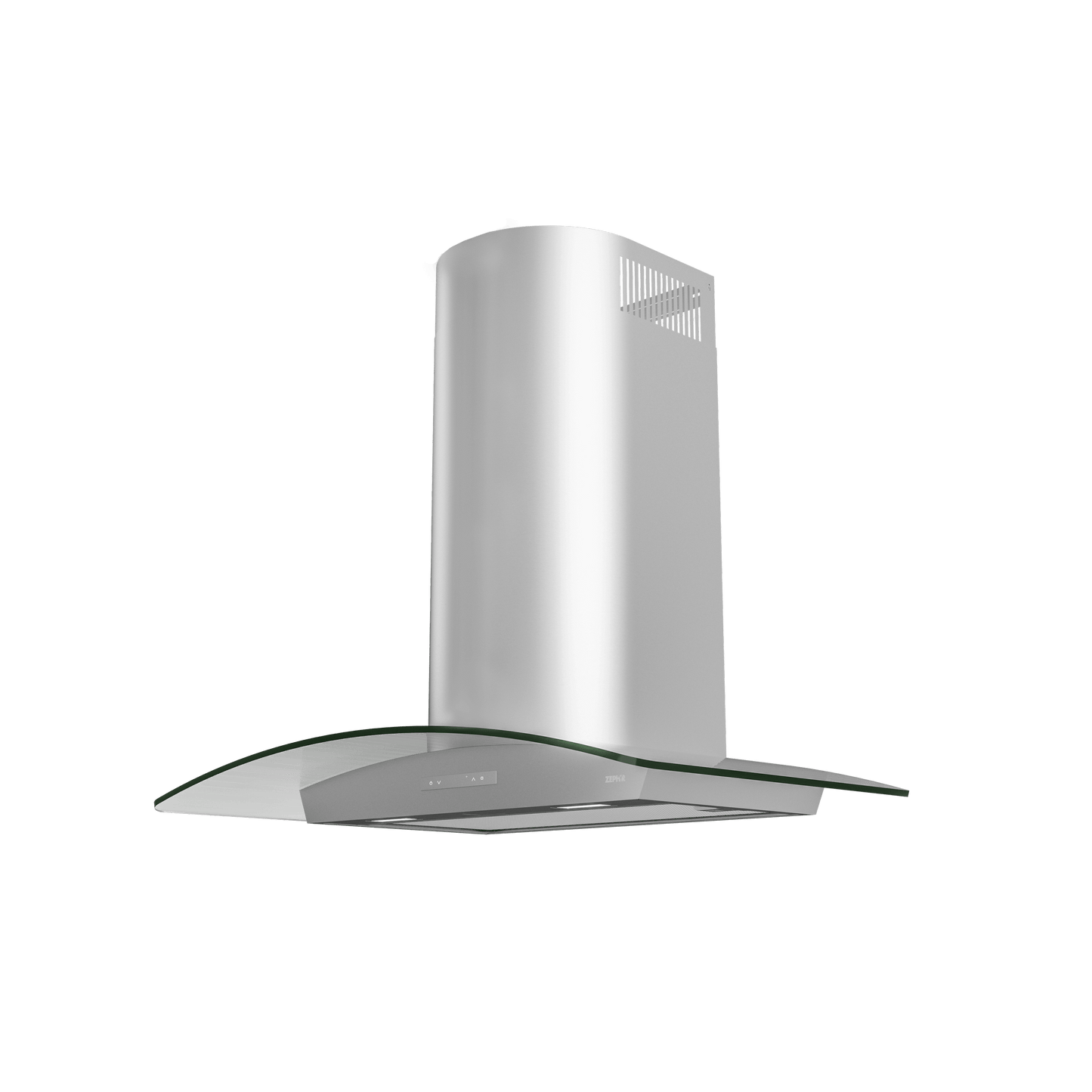 Zephyr ZMIM90CG Milano Connect Wall, 90cm, SS+Glass, LED, ACT