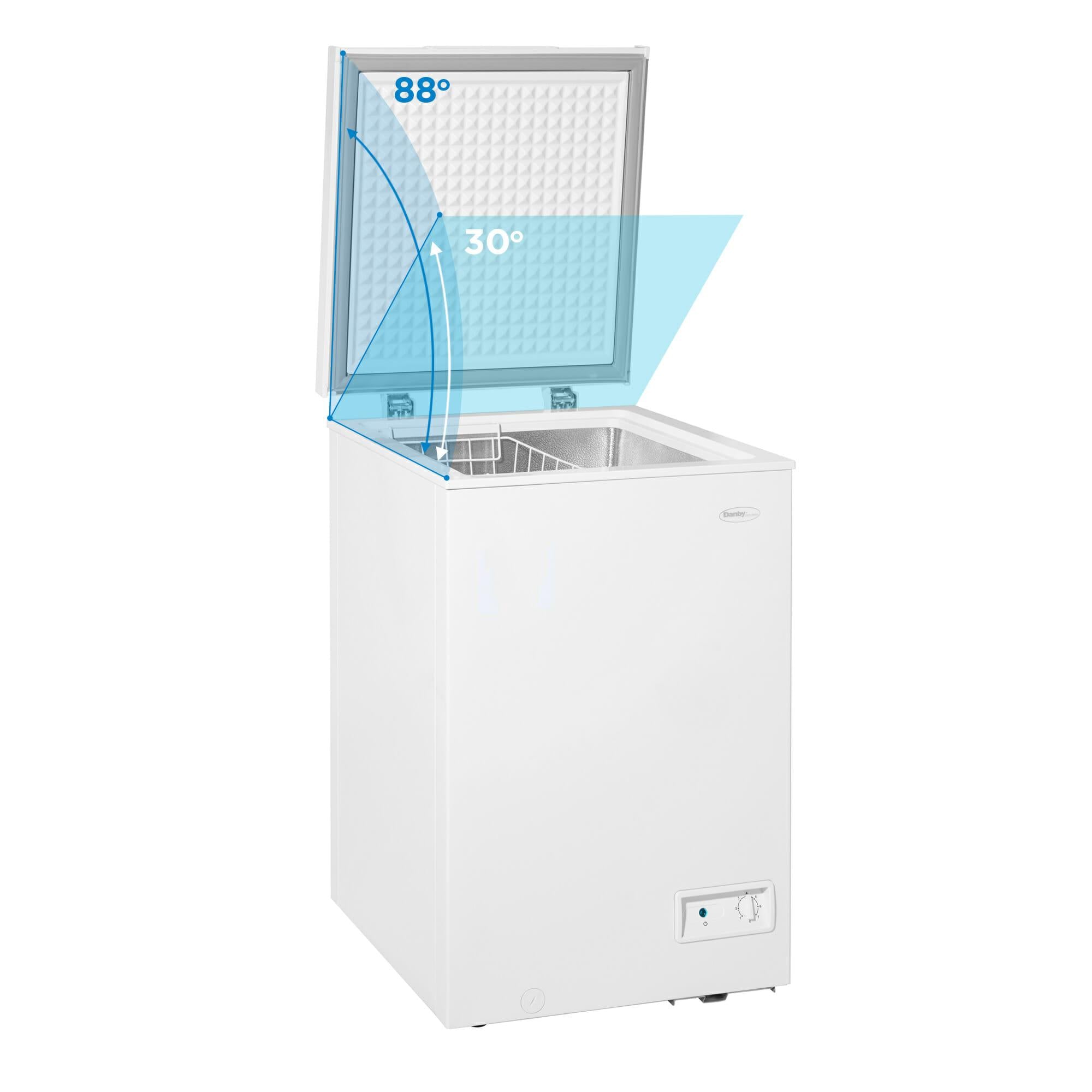 DCF035A6WM Danby 3.5 cu. ft. Square Model Chest Freezer in White