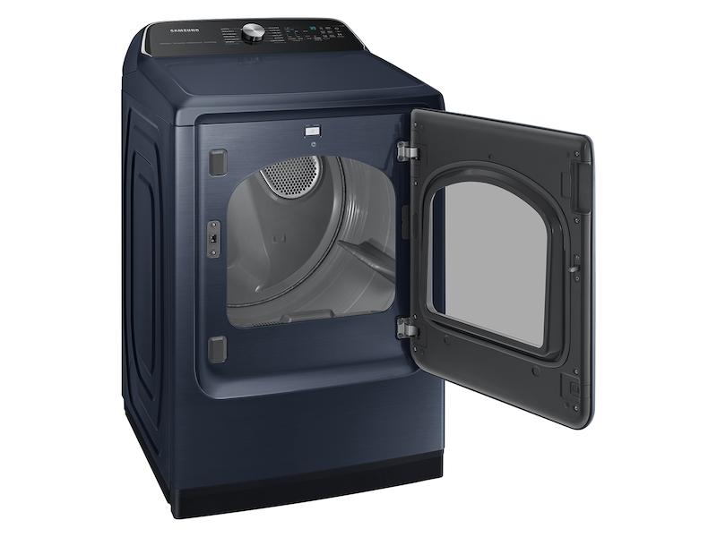 Samsung DVE54CG7150DA3 7.4 cu. ft. Smart Electric Dryer with Pet Care Dry and Steam Sanitize+ in Brushed Navy