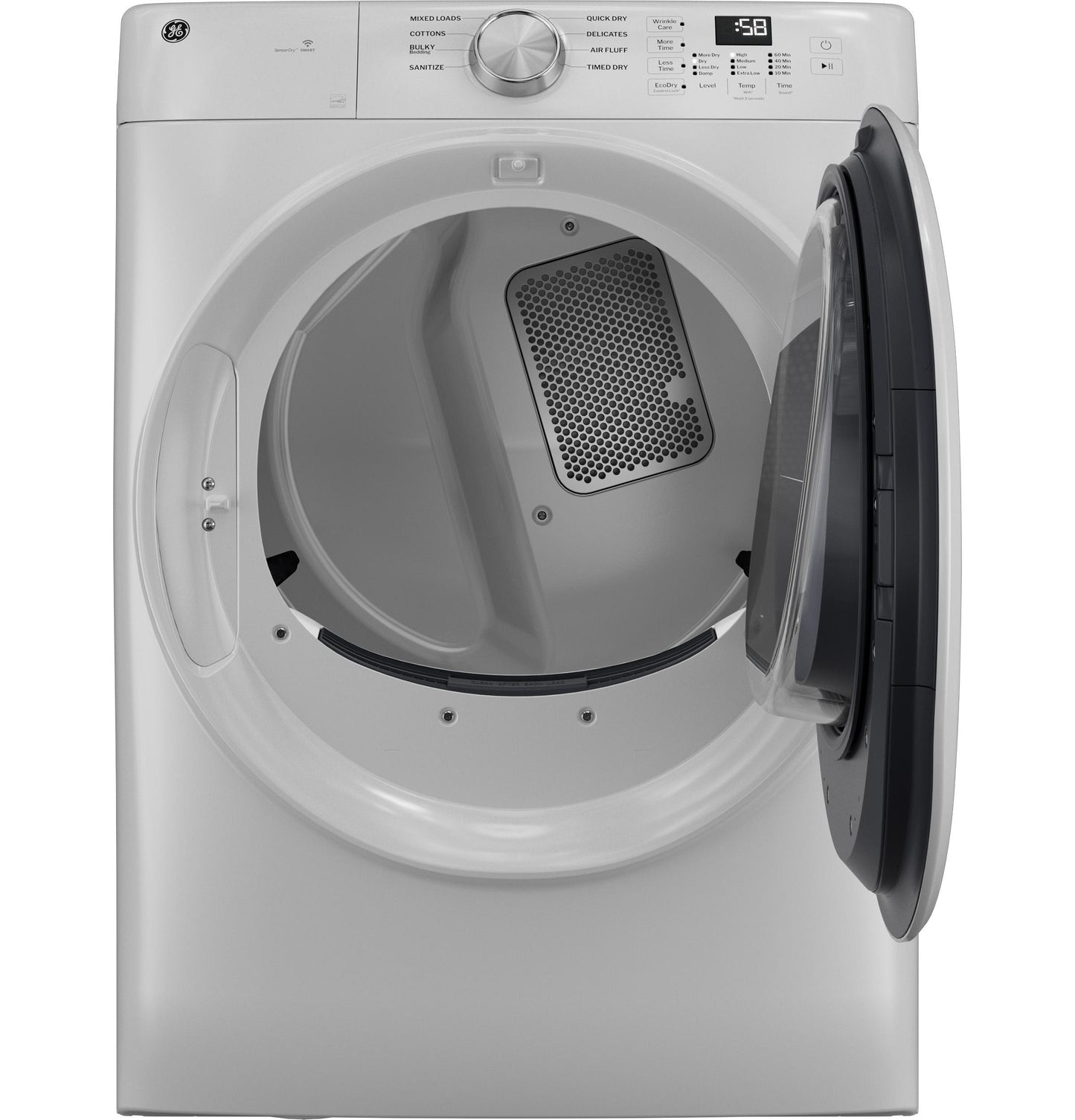 GFD35GSSYWW GE® ENERGY STAR® 7.8 cu. ft. Capacity Smart Front Load Gas Dryer
