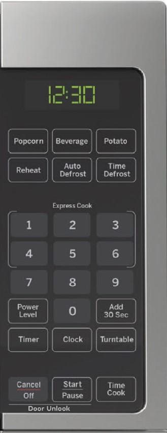 GCHK07N1WSS GE® 0.7 Cu. Ft. Spacemaker® Countertop Microwave Oven