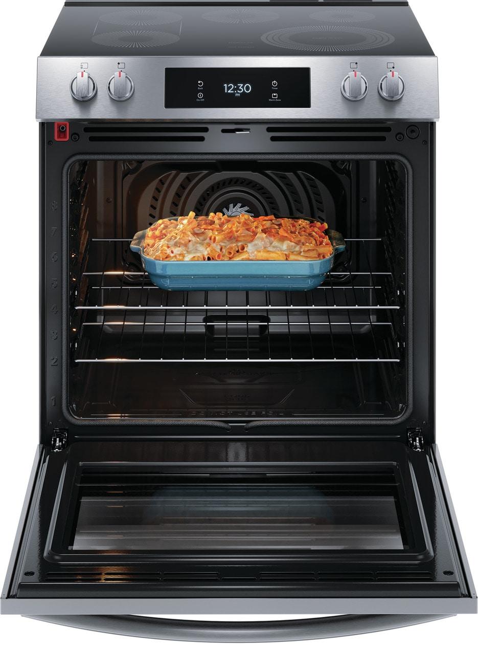 Frigidaire GCFE3060BF 30" Front Control Electric Range with Total Convection