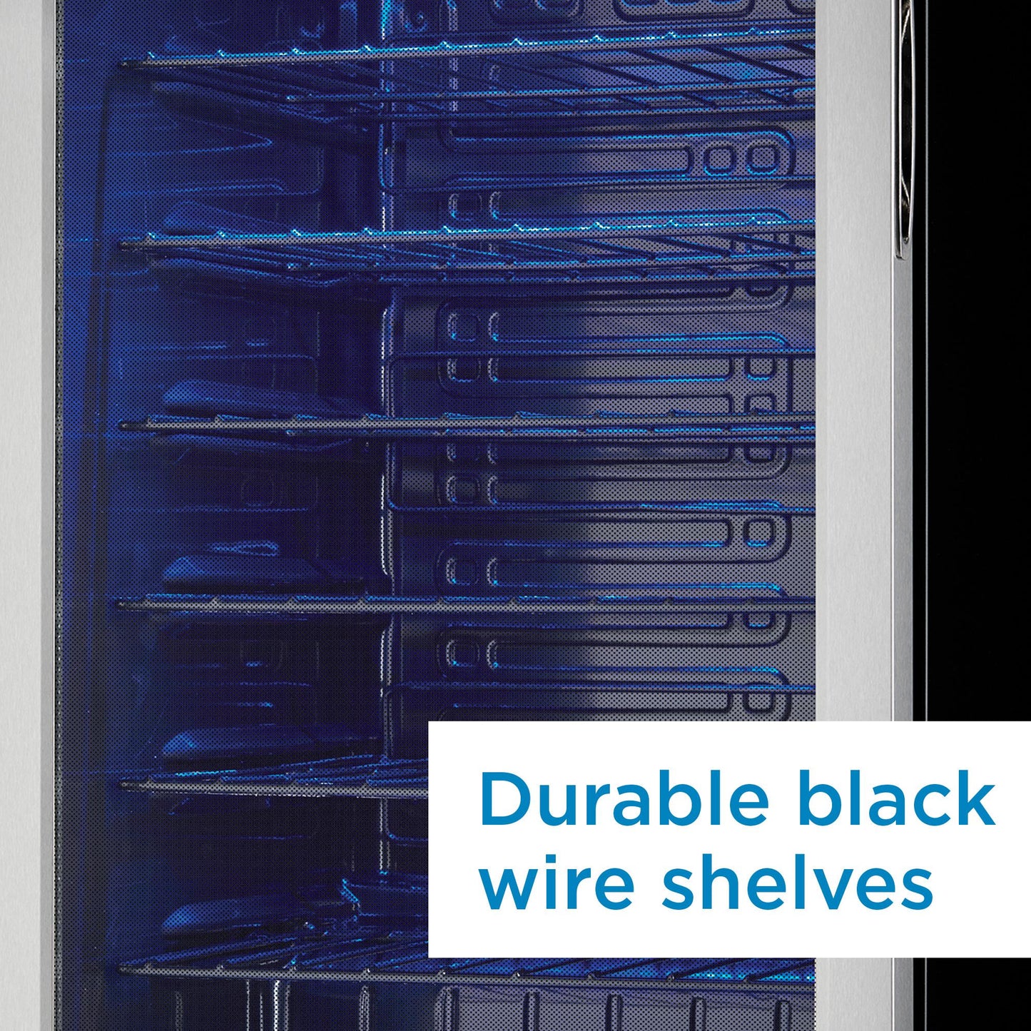 DWC036A1BSSDB6 Danby 36 Bottle Free-Standing Wine Cooler in Stainless Steel