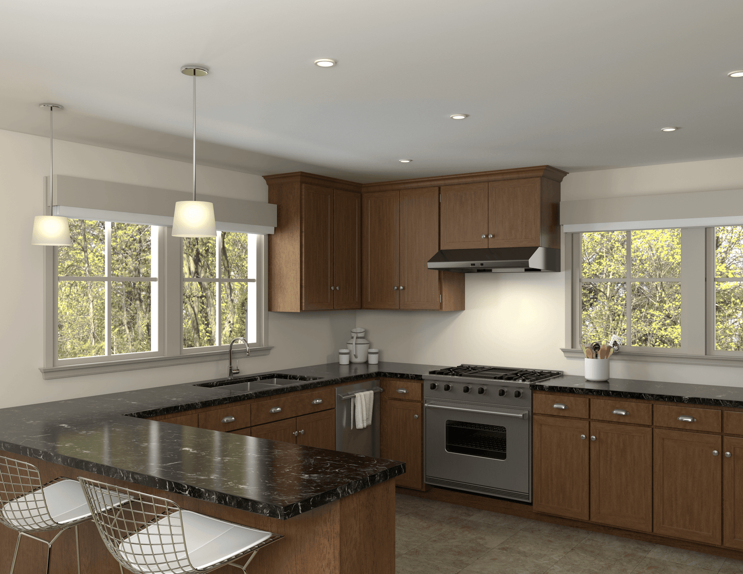 Zephyr AK6536CB Cyclone, Under Cabinet, 36", Black, 600 CFM