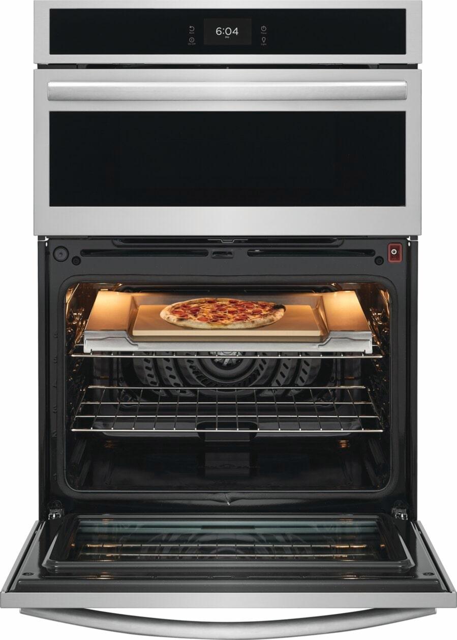 Frigidaire GCWM3070AF 30" Electric Wall Oven and Microwave Combination with Stone-Baked Pizza