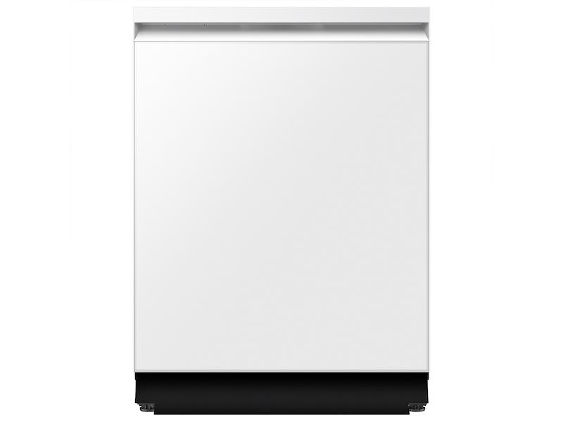 Samsung DW90F89T0U12 38 dBA Bespoke Smart Dishwasher with 3rd Rack Washing System in White Glass