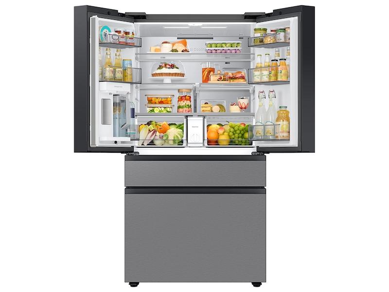 Samsung RF70F23DER Bespoke 23 cu. ft. Counter Depth 4-Door French Door Refrigerator with Inner Beverage Center™ & FlexZone™ Drawer in Stainless Steel