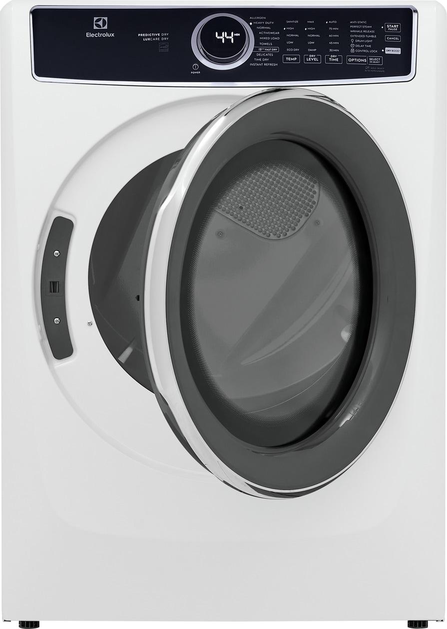 Electrolux ELFG7537AW Front Load Perfect Steam™ Gas Dryer with Predictive Dry™ and Instant Refresh - 8.0 Cu. Ft.