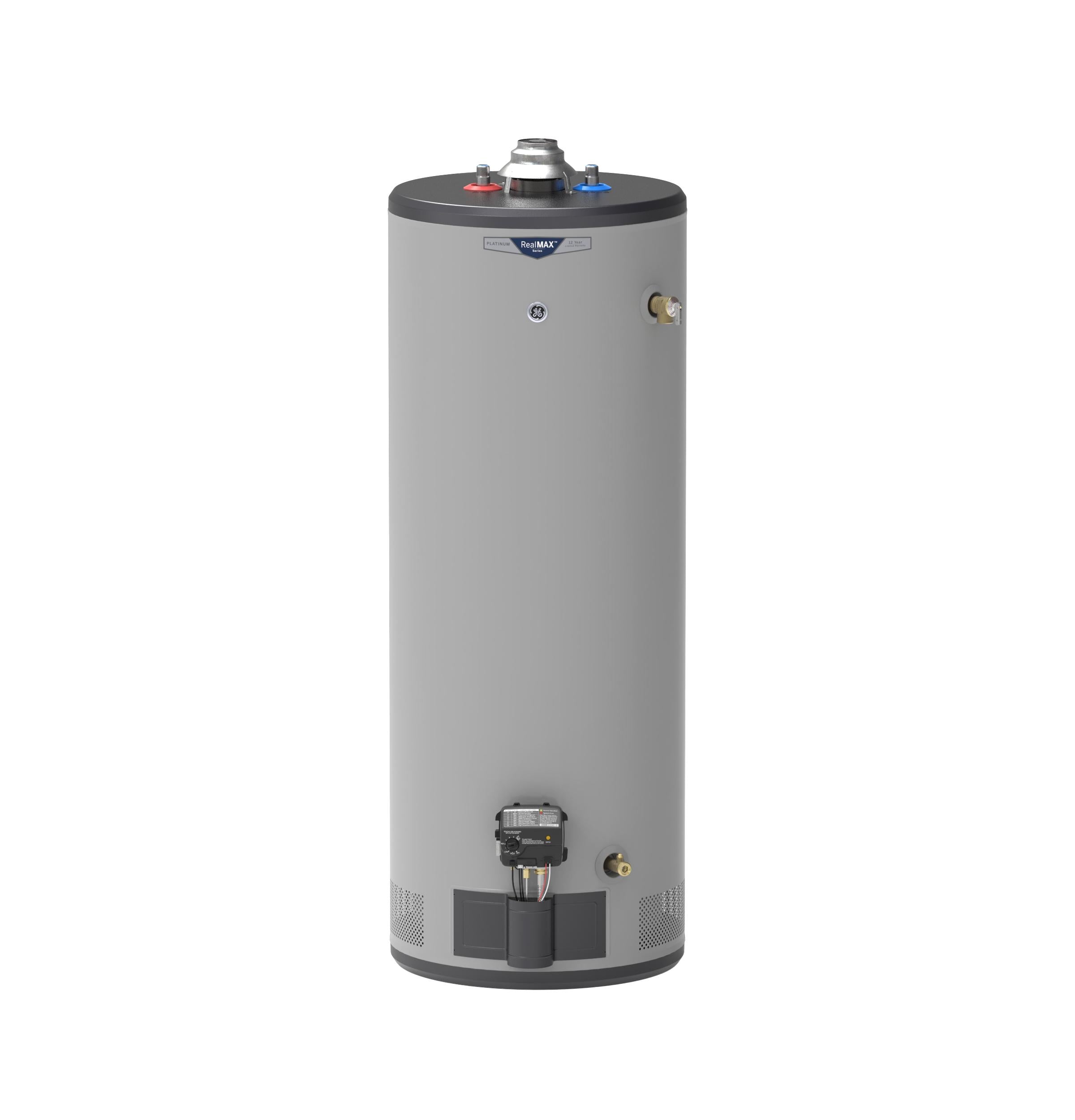 GE RealMAX Platinum 50-Gallon Tall Natural Gas Atmospheric Water Heater