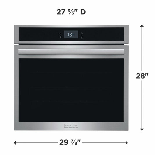 Frigidaire GCWS3070AF 30" Single Electric Wall Oven with Stone-Baked Pizza