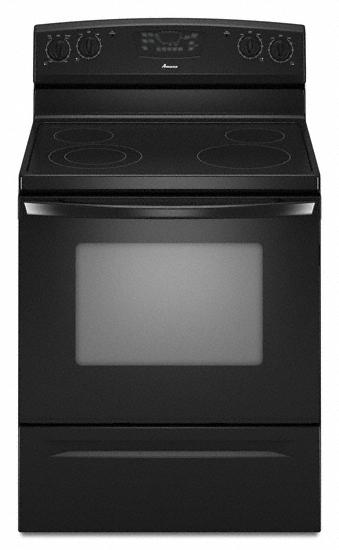 4.8 cu. ft. Self-Cleaning Electric Range(Black)