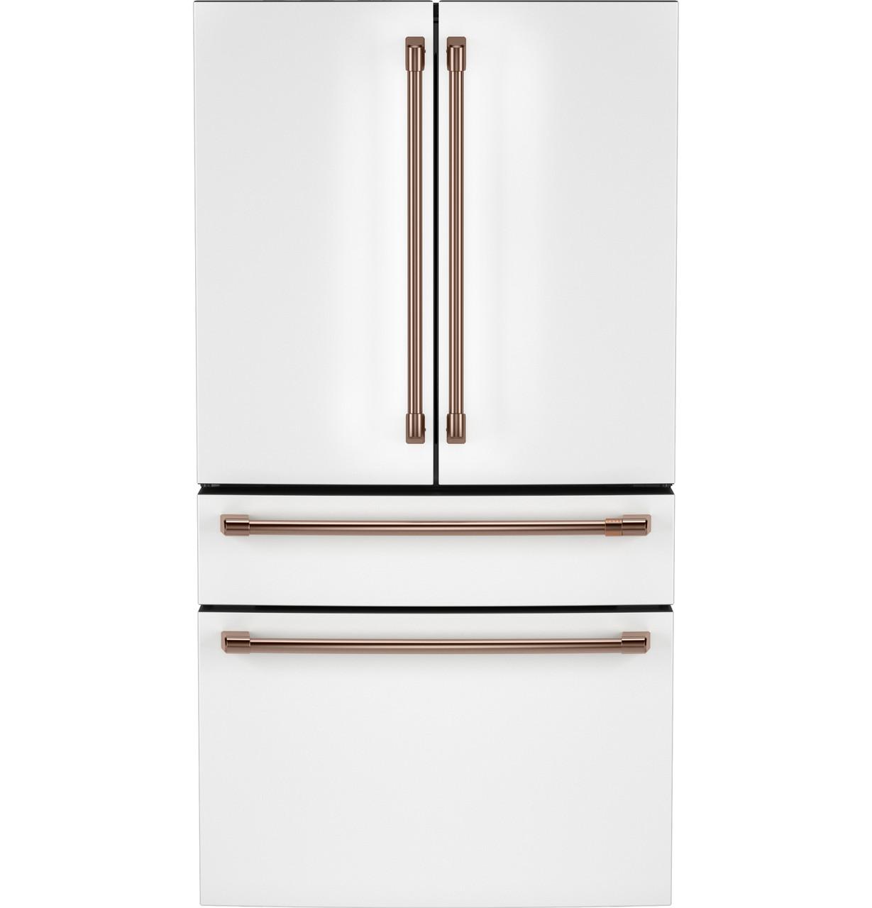 Cafe CGE29DP4TW2 CAF(EBACK)™ ENERGY STAR® 28.7 Cu. Ft. Smart 4-Door French-Door Refrigerator With Dual-Dispense AutoFill Pitcher