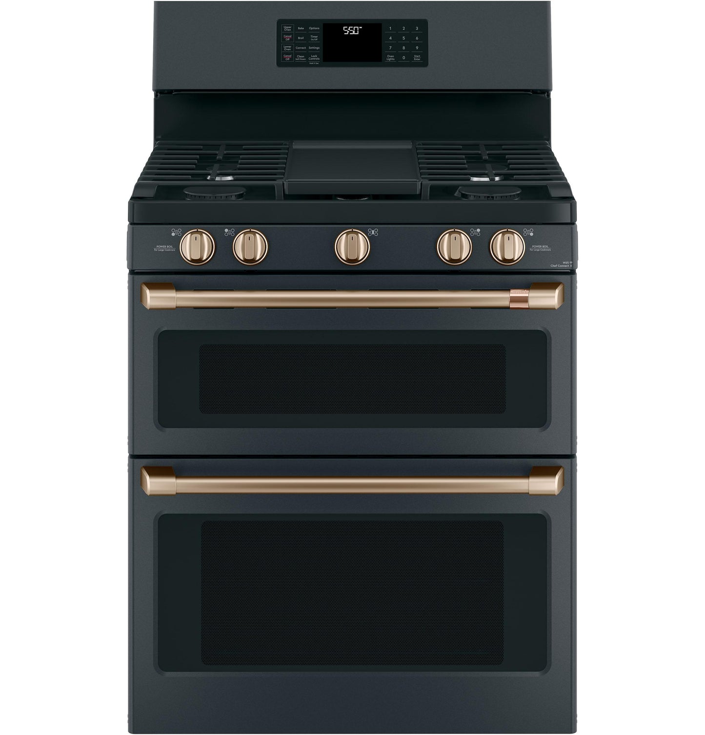 Cafe CXFSGHKPMBZ CAF(EBACK)™ Freestanding Gas Knobs and Handles - Brushed Bronze